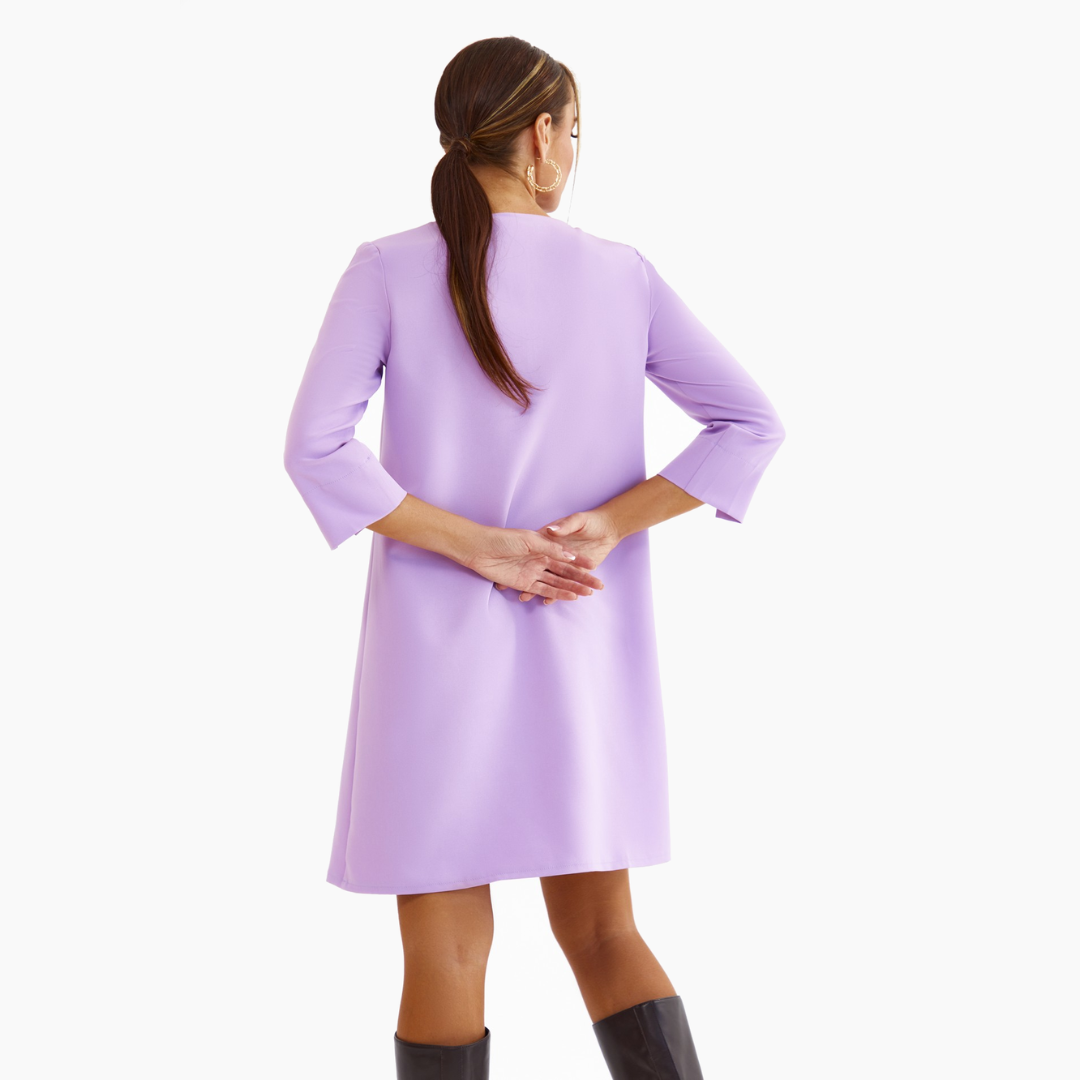 Purple classic dress